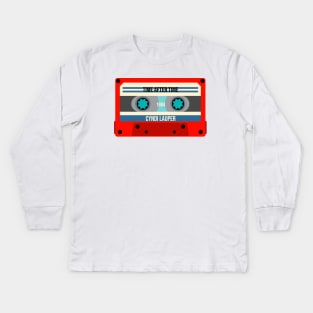 Cyndi Lauper Classic Cassette Tape Kids Long Sleeve T-Shirt